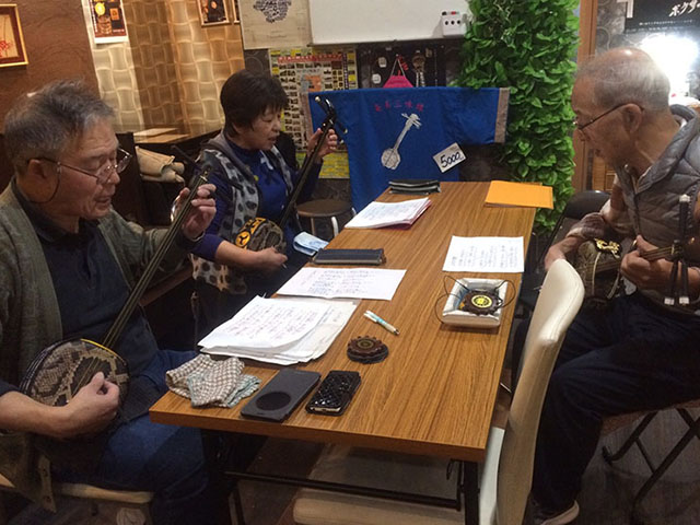 2018.12.10 奄美シマ唄 三味線初心者教室